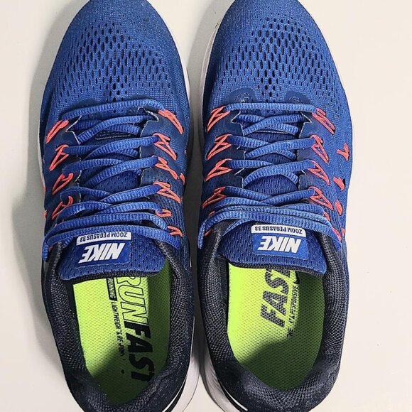 Nike Air Zoom Pegasus 33 Racer 831352-401 Men\'s Shoes Blue US 10 main image 8